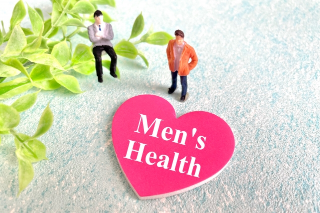 男性の健康について相談するイメージ